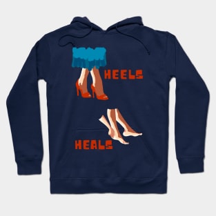 First heel then heal funny art Hoodie